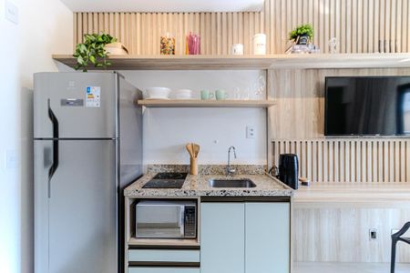 Studio para alugar com 46m², 1 quarto e sem vaga Studio para alugar com 46m², 1 quarto e sem vagaCozinha