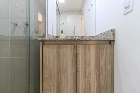 Studio para alugar com 46m², 1 quarto e sem vaga Studio para alugar com 46m², 1 quarto e sem vagaBanheiro