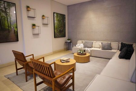 Apartamento para alugar com 58m², 1 quarto e 1 vaga Apartamento para alugar com 58m², 1 quarto e 1 vagaHall