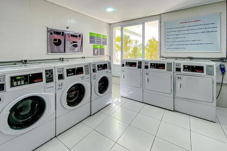 Apartamento para alugar com 45m², 1 quarto e 1 vaga Apartamento para alugar com 45m², 1 quarto e 1 vagaÁrea comum - Lavanderia