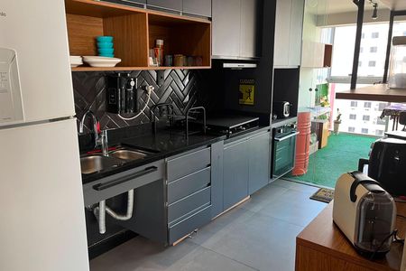 Studio para alugar com 64m², 1 quarto e 2 vagas Studio para alugar com 64m², 1 quarto e 2 vagasCozinha