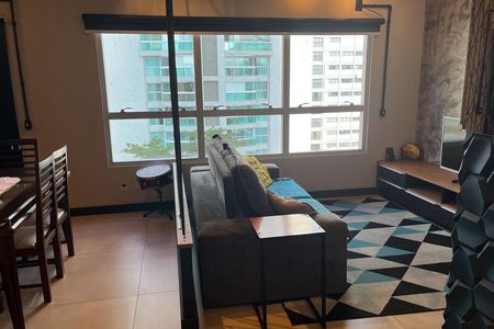 Studio para alugar com 64m², 1 quarto e 2 vagas Studio para alugar com 64m², 1 quarto e 2 vagasSala