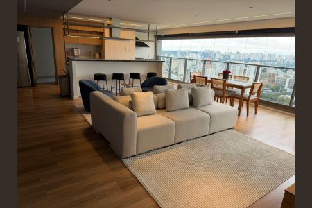 Sala de apartamento à venda com 2 quartos, 142m² em Jardim Morumbi, São Paulo