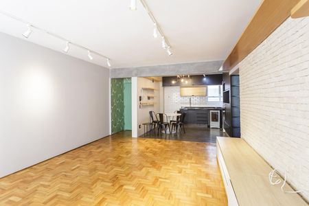 Sala de apartamento para alugar com 2 quartos, 105m² em Indianópolis, São Paulo