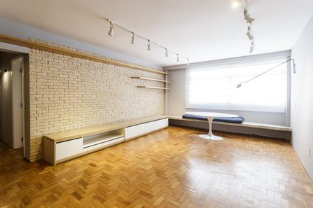 Sala de apartamento para alugar com 2 quartos, 105m² em Indianópolis, São Paulo