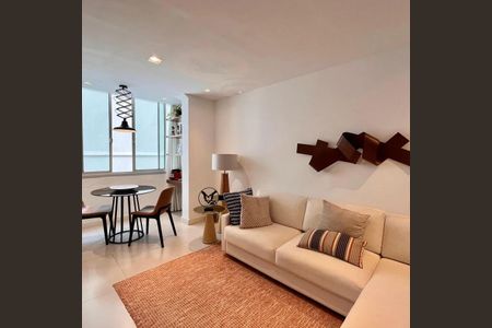 Sala de apartamento à venda com 1 quarto, 48m² em Ipanema, Rio de Janeiro