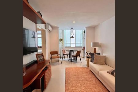 Sala de apartamento à venda com 1 quarto, 48m² em Ipanema, Rio de Janeiro