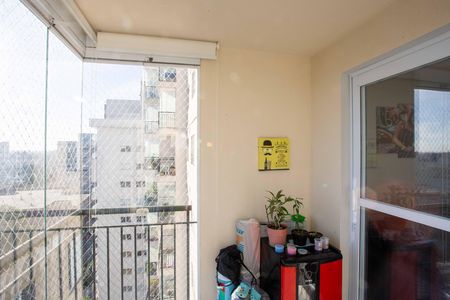 Varanda da Sala de apartamento à venda com 2 quartos, 68m² em Centro, Diadema