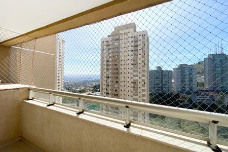 Varanda da Sala de apartamento para alugar com 3 quartos, 79m² em Vila da Serra, Nova Lima