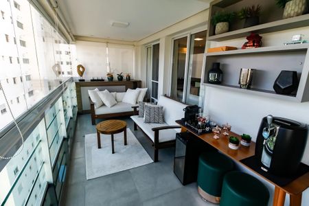 Varanda gourmet de apartamento à venda com 3 quartos, 143m² em Parque do Morumbi, São Paulo