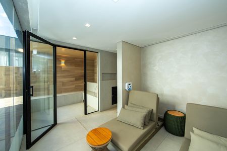 Studio para alugar com 40m², 1 quarto e 1 vaga Studio para alugar com 40m², 1 quarto e 1 vagaSAUNA