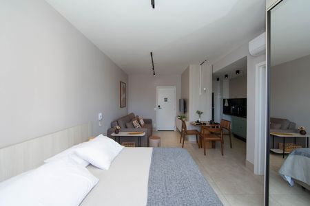 Studio para alugar com 40m², 1 quarto e 1 vaga Studio para alugar com 40m², 1 quarto e 1 vagaQUARTO