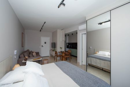 Studio para alugar com 40m², 1 quarto e 1 vaga Studio para alugar com 40m², 1 quarto e 1 vagaQUARTO