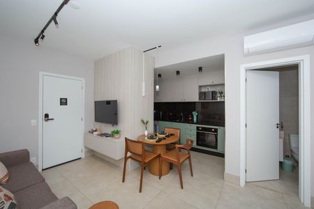 SALA de kitnet/studio à venda com 1 quarto, 40m² em Cruzeiro, Belo Horizonte