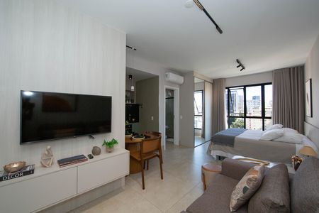 SALA de kitnet/studio à venda com 1 quarto, 40m² em Cruzeiro, Belo Horizonte
