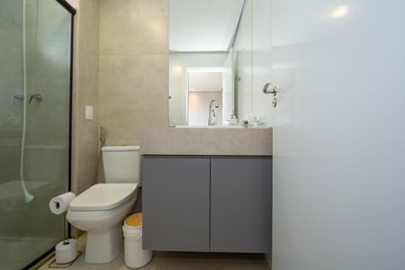 BANHEIRO de kitnet/studio para alugar com 1 quarto, 40m² em Cruzeiro, Belo Horizonte