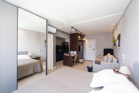 Studio para alugar com 40m², 1 quarto e 1 vaga Studio para alugar com 40m², 1 quarto e 1 vagaQUARTO