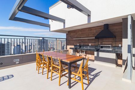 Churrasqueira - Lounge de apartamento para alugar com 1 quarto, 38m² em Mooca, São Paulo