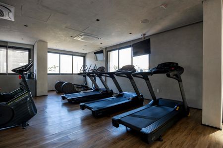 Studio para alugar com 27m², 0 quarto e sem vagaAcademia