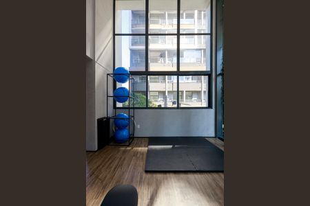 Studio para alugar com 27m², 0 quarto e sem vagaAcademia