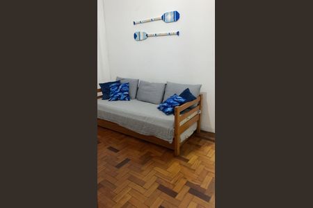 Sala de apartamento para alugar com 1 quarto, 40m² em José Menino, Santos