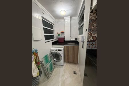 Área de serviço de apartamento para alugar com 1 quarto, 74m² em José Menino, Santos