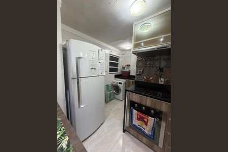 Cozinha de apartamento para alugar com 1 quarto, 74m² em José Menino, Santos