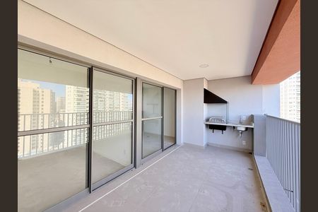 Varanda  de apartamento à venda com 3 quartos, 95m² em Santo Amaro, São Paulo