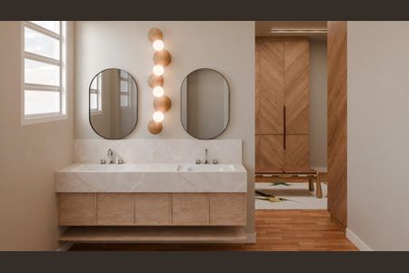 Banheiro de apartamento à venda com 3 quartos, 220m² em Jardim Paulista, São Paulo