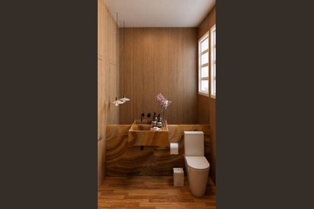 Banheiro  de apartamento à venda com 3 quartos, 220m² em Jardim Paulista, São Paulo