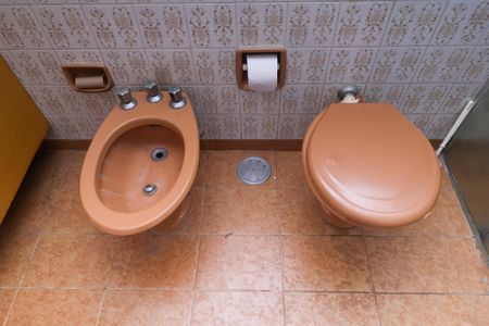 Banheiro da Suíte de apartamento à venda com 3 quartos, 160m² em Vila Bastos, Santo André