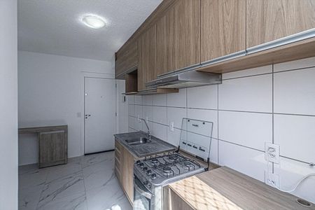 cozinha e área de serviço compartilhadas_4 de apartamento para alugar com 2 quartos, 41m² em Jardim Santa Emilia, São Paulo