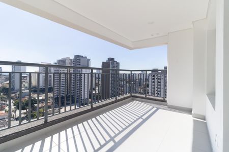 Varanda da Sala de apartamento à venda com 2 quartos, 72m² em Vila Dom Pedro I, São Paulo