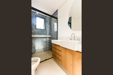 Apartamento para alugar com 104m², 3 quartos e 1 vaga Apartamento para alugar com 104m², 3 quartos e 1 vagaBanheiro da Suíte 1