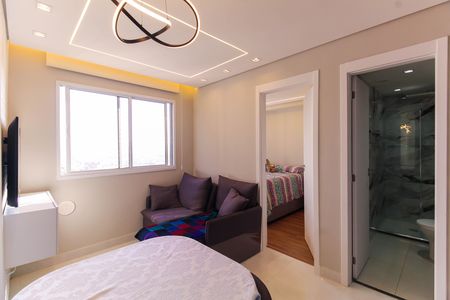 Sala/Cozinha de apartamento à venda com 2 quartos, 35m² em Belenzinho, São Paulo