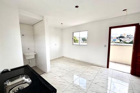 Sala/Cozinha de apartamento à venda com 3 quartos, 100m² em Vila Guilhermina, São Paulo