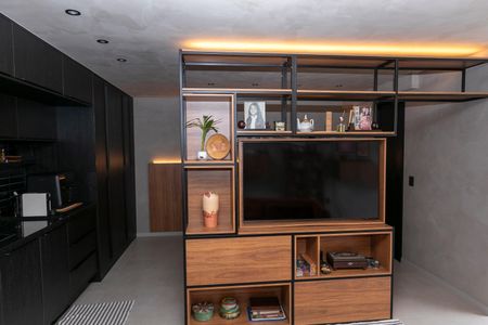 SALA de kitnet/studio à venda com 1 quarto, 50m² em Centro, Campinas