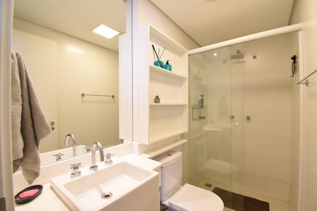 Studio para alugar com 30m², 1 quarto e sem vagaBanheiro do Studio