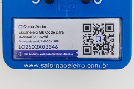 Apartamento para alugar com 42m², 2 quartos e 1 vaga Apartamento para alugar com 42m², 2 quartos e 1 vagaÁrea comum - QR Code da lockbox
