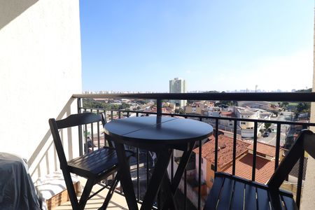 Varanda Sala de apartamento à venda com 1 quarto, 48m² em Parque Jaçatuba, Santo André