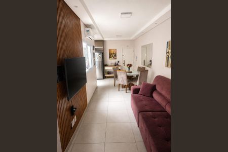 Sala de apartamento à venda com 2 quartos, 56m² em Jardim Santo Antônio, Santo André