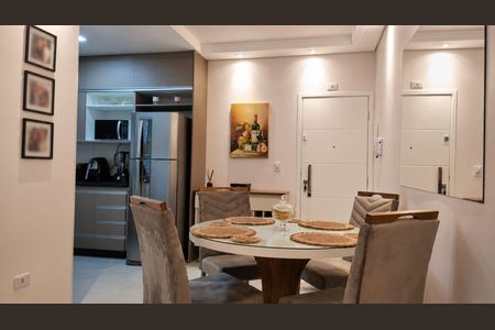 Sala de apartamento à venda com 2 quartos, 56m² em Jardim Santo Antônio, Santo André