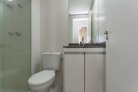 Apartamento para alugar com 58m², 2 quartos e 1 vagaBanheiro do quarto 1