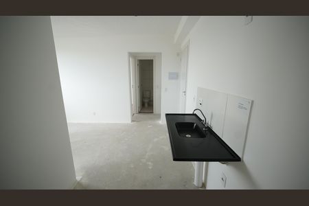 Cozinha de apartamento à venda com 2 quartos, 36m² em Santa Maria, Santo André