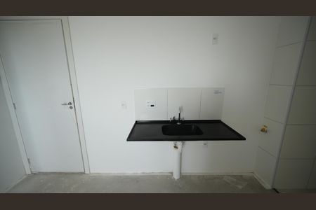 Cozinha de apartamento à venda com 2 quartos, 36m² em Santa Maria, Santo André