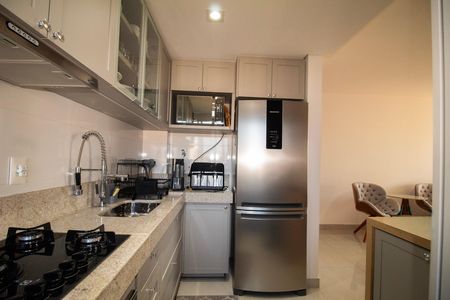 Cozinha  de apartamento à venda com 3 quartos, 71m² em Padre Eustáquio, Belo Horizonte