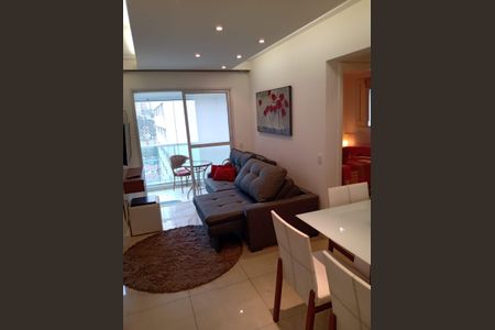 Sala de apartamento à venda com 1 quarto, 40m² em Santo Amaro, São Paulo