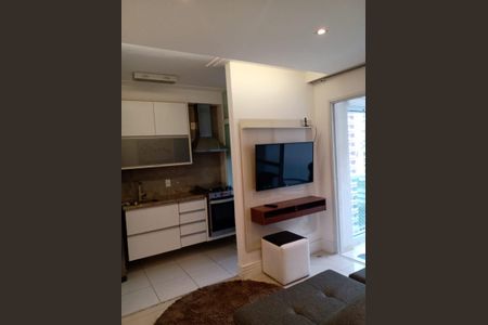 Cozinha de apartamento à venda com 1 quarto, 40m² em Santo Amaro, São Paulo