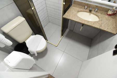 Studio à venda com 30m², 1 quarto e sem vagaBanheiro do Flat