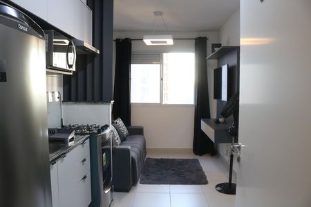 Sala de apartamento à venda com 1 quarto, 27m² em Barra Funda, São Paulo
